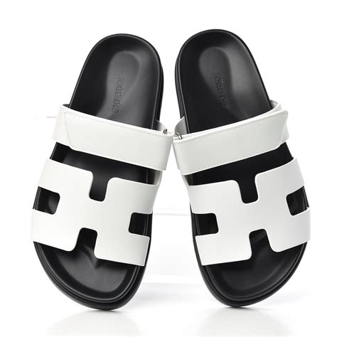 chypre white hermes|Hermes chypre sandals suede.